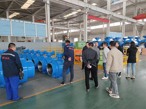 陜西建工安裝集團(tuán)第十一工程公司來我公司考察指導(dǎo)