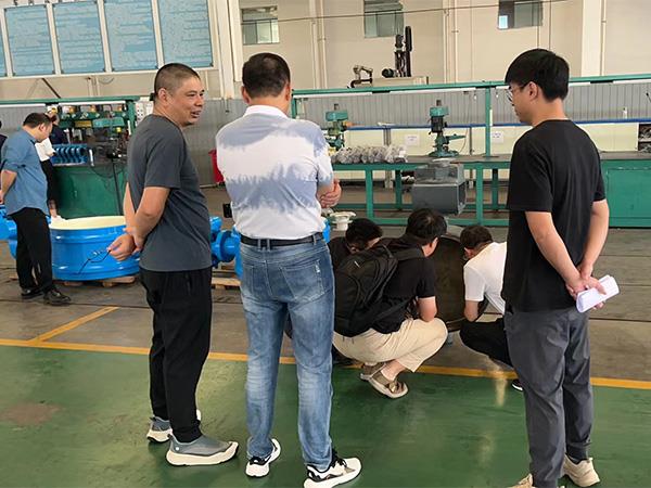 煙臺龍源電力技術(shù)股份有限公司來我公司考察指導(dǎo)